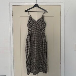 Caron Callahan Gail Dress in Black & White Gingham